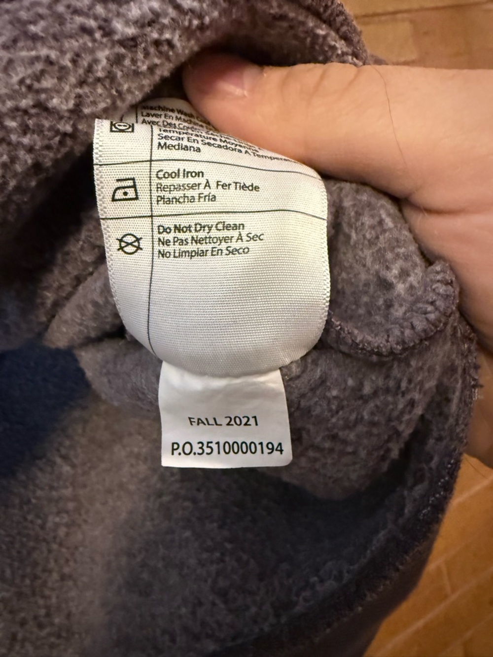 Carhartt Brown-Purple Zip-Up Hoodie - Picture 4 of 5